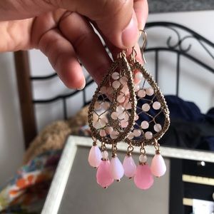 A pink netted set from an Aruban boutique